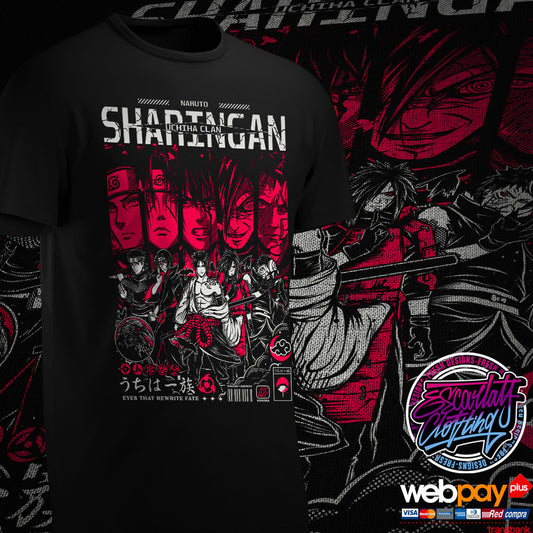 POLERA CLAN UCHIHA - NARUTO