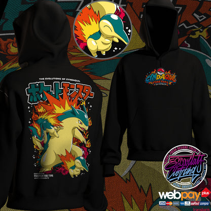 HOODIE CYNDAQUIL LINEA EVOLUTIVA DROP 2026 - POKEMON