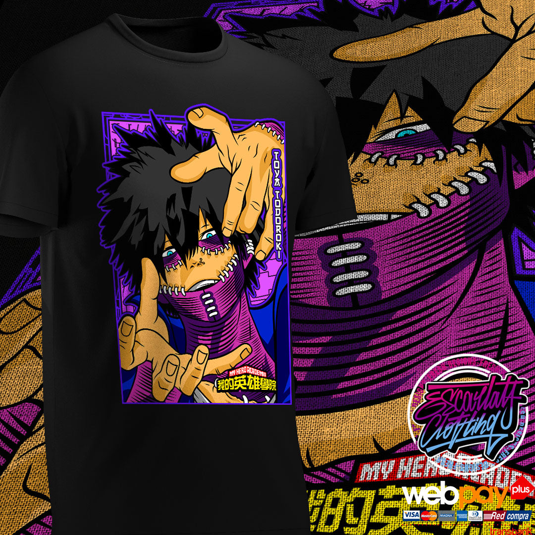 POLERA TOYA TODOROKI - MY HERO ACADEMIA