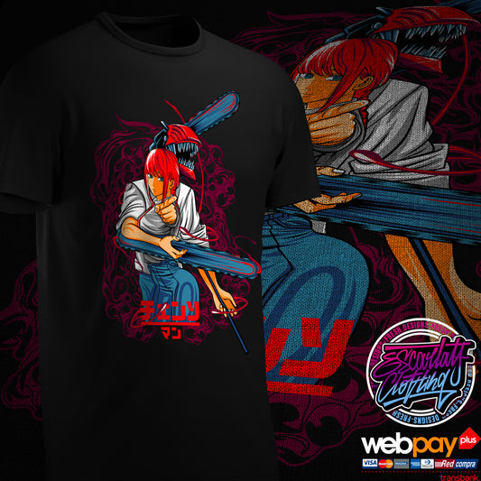 POLERA DENJI Y MAKIMA COLOR - CHAINSAWMAN