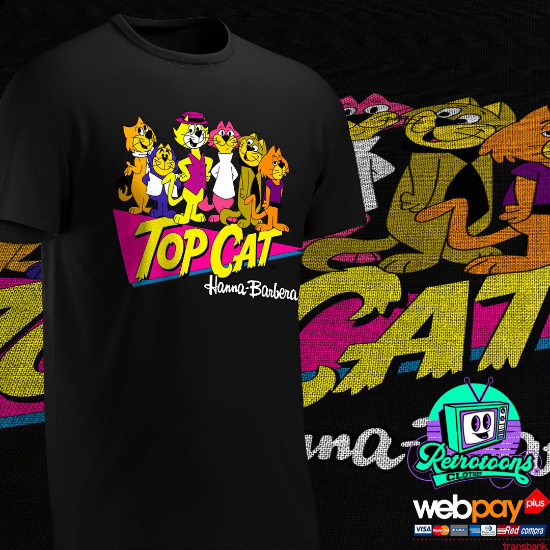POLERA DON GATO Y SU PANDILLA 2 TOP CAT - RETROTOONS