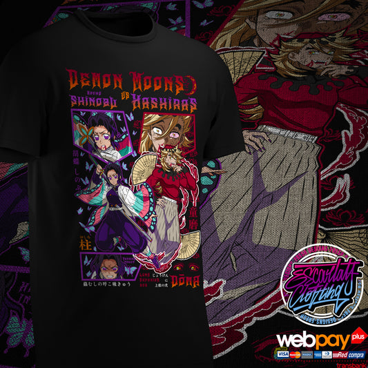 POLERA SHINOBU VS DOUMA - KIMETSU NO YAIBA