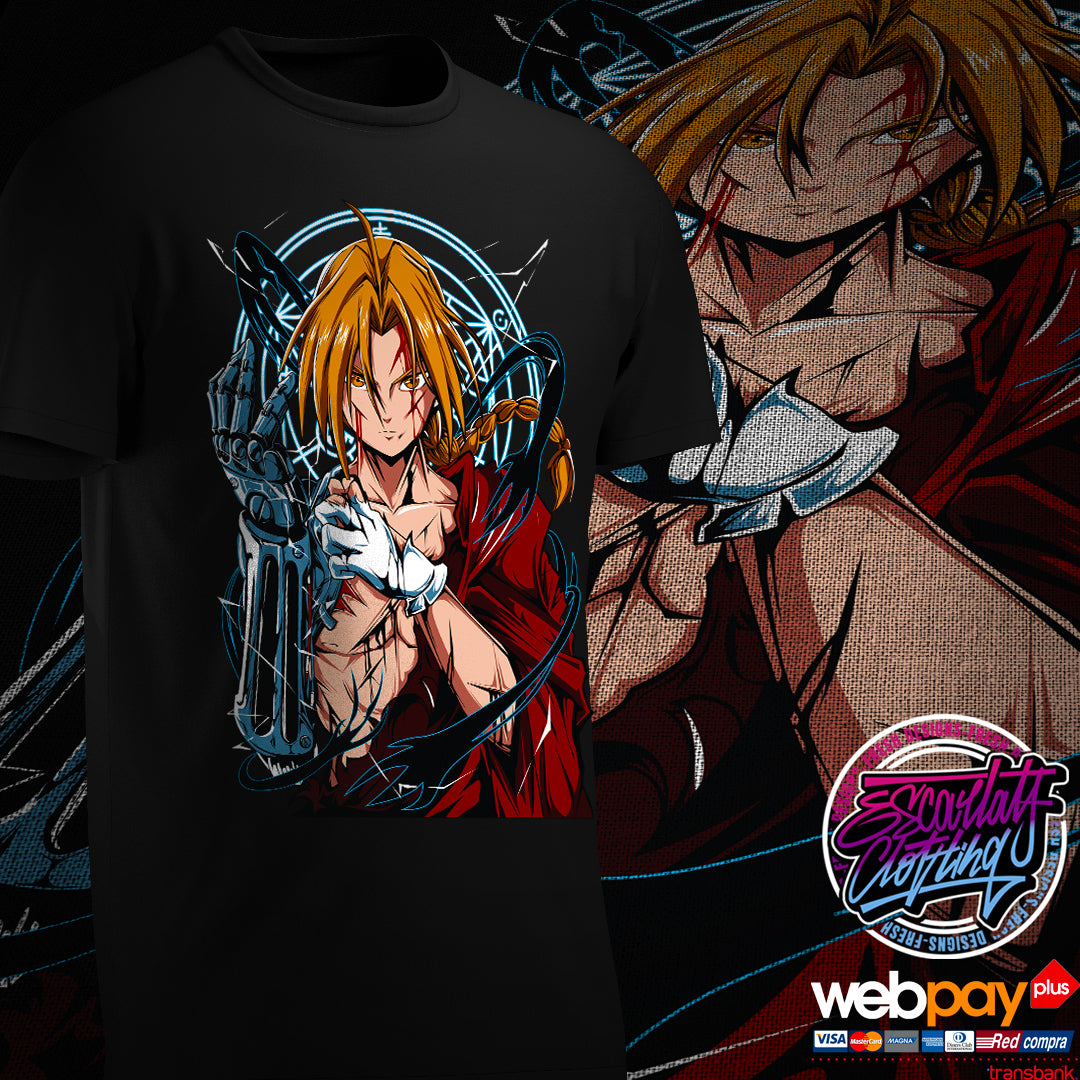POLERA EDWARD ELRICK FULLCOLOR - FULLMETAL ALCHEMIST