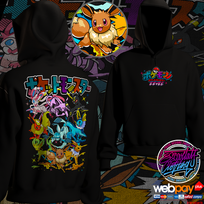 HOODIE EEVEE EVOLUCIONES DROP 2026 - POKEMON