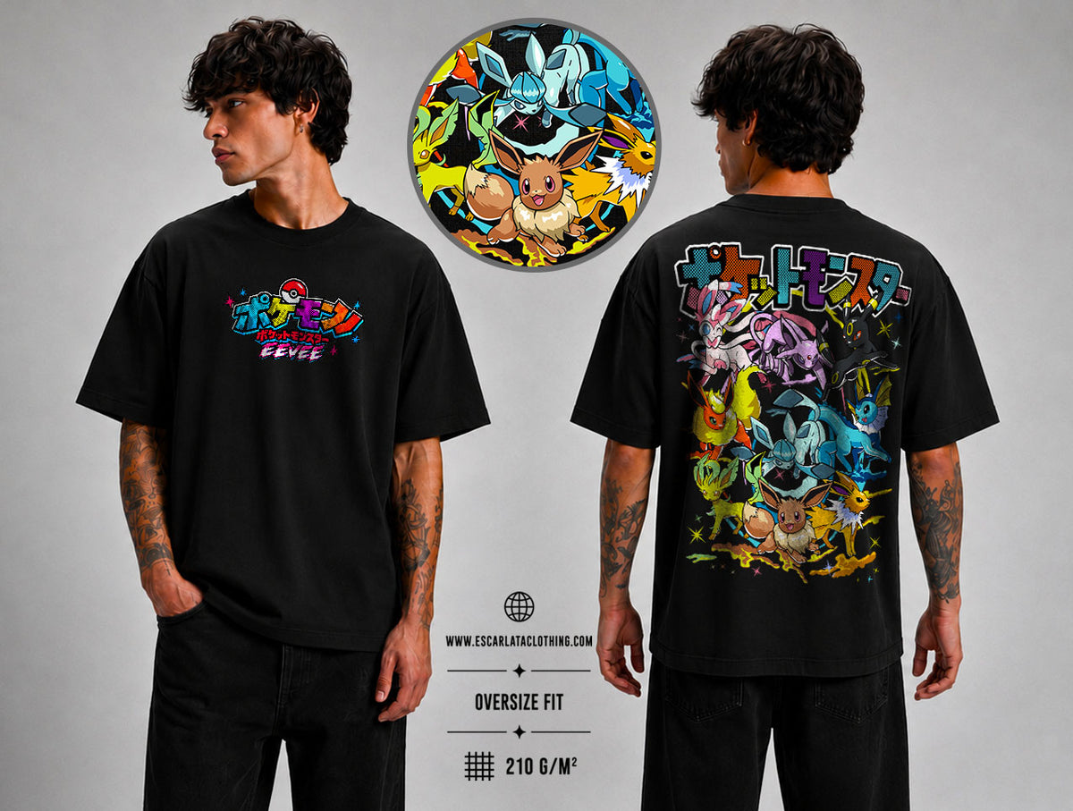 OVERSIZE POLERA - EEVEE EVOLUCIONES DROP 2026 - POKEMON