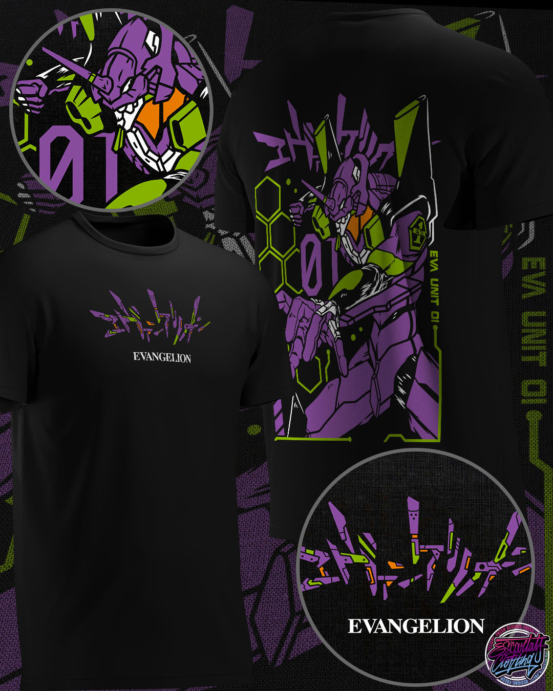 POLERA EVA01 - EVANGELION