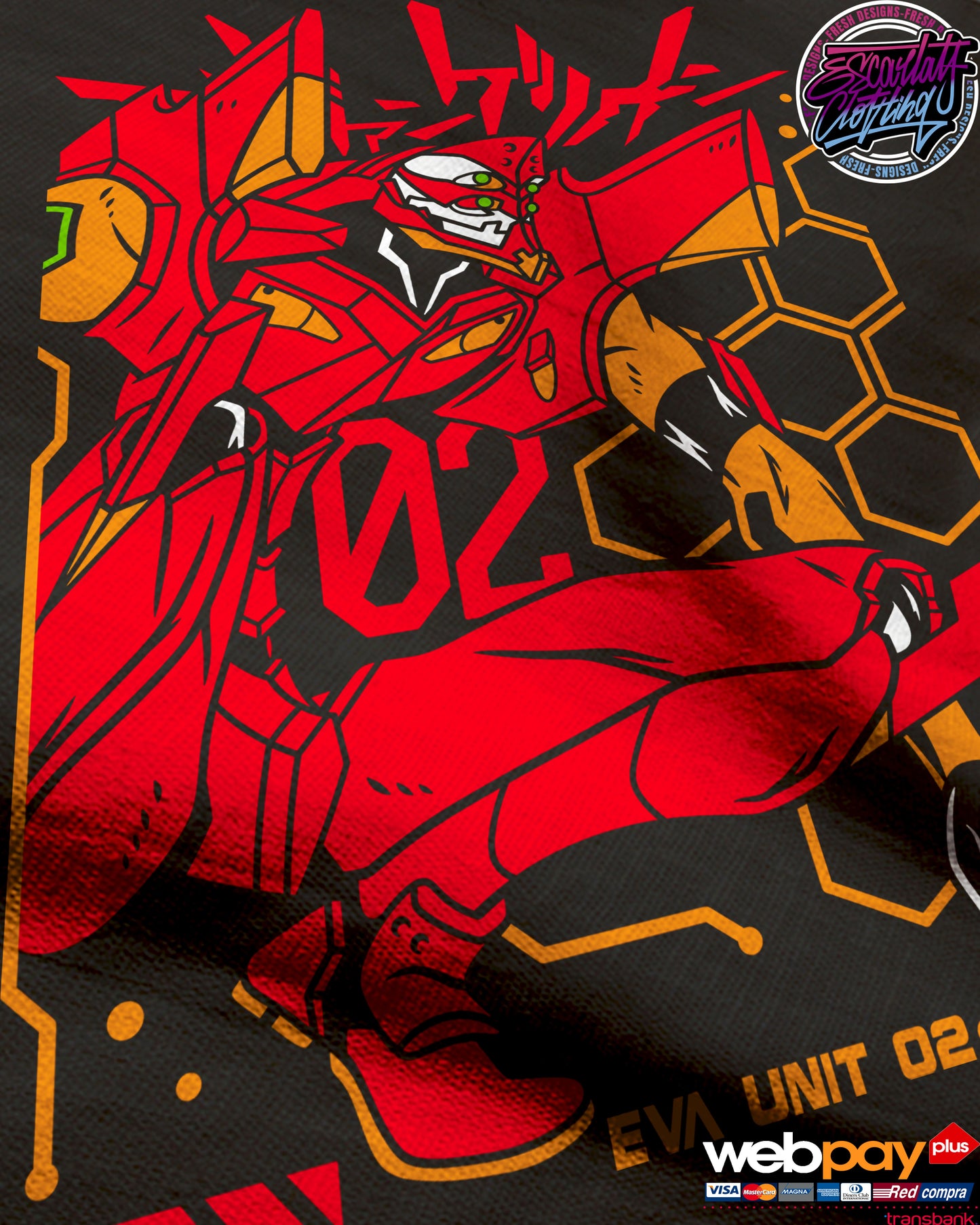 POLERA EVA02 - EVANGELION