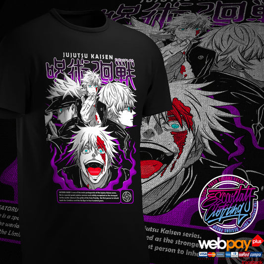 POLERA GOJO SATORU X4 - JUJUTSU KAISEN