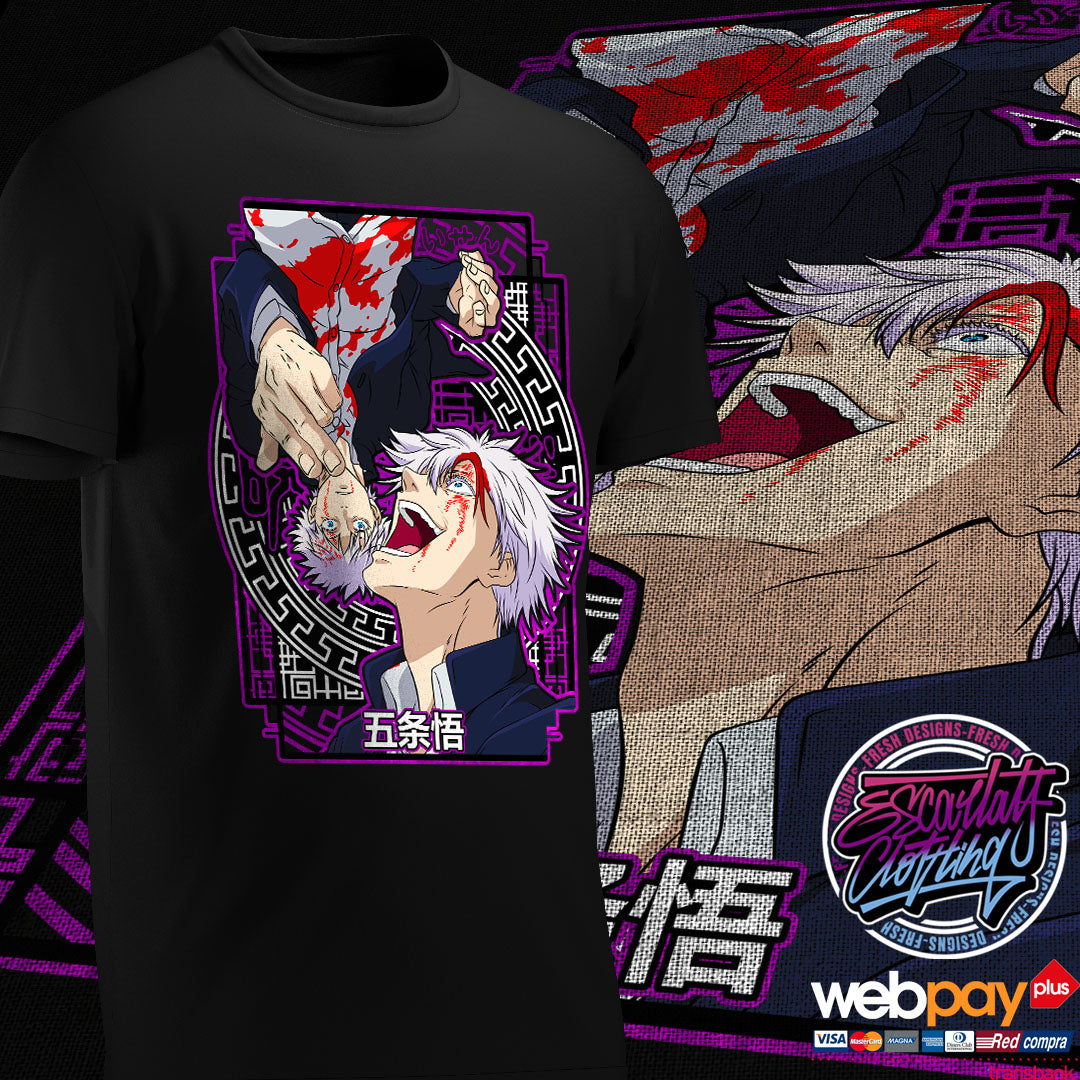 POLERA GOJO SATORO 4 - JUJUTSU KAISEN