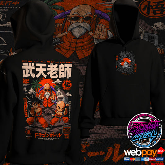 HOODIE KRILLIN & GOKU ENTRENAMIENTO ROSHI 2026 - DRAGONBALL