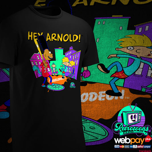 POLERA HEY ARNOLD BEISBOL  - RETROTOONS