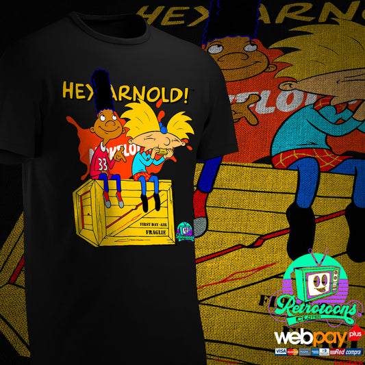 POLERA HEY ARNOLD ARMONICA  - RETROTOONS
