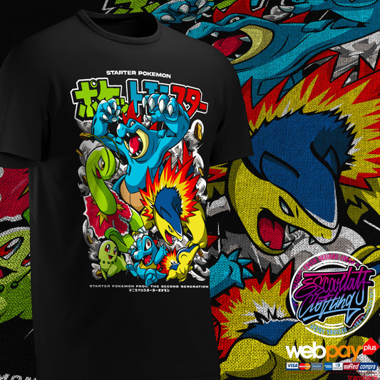 POLERA INICIALES SEGUNDA GENERACION COLECCION 2025 - POKEMON