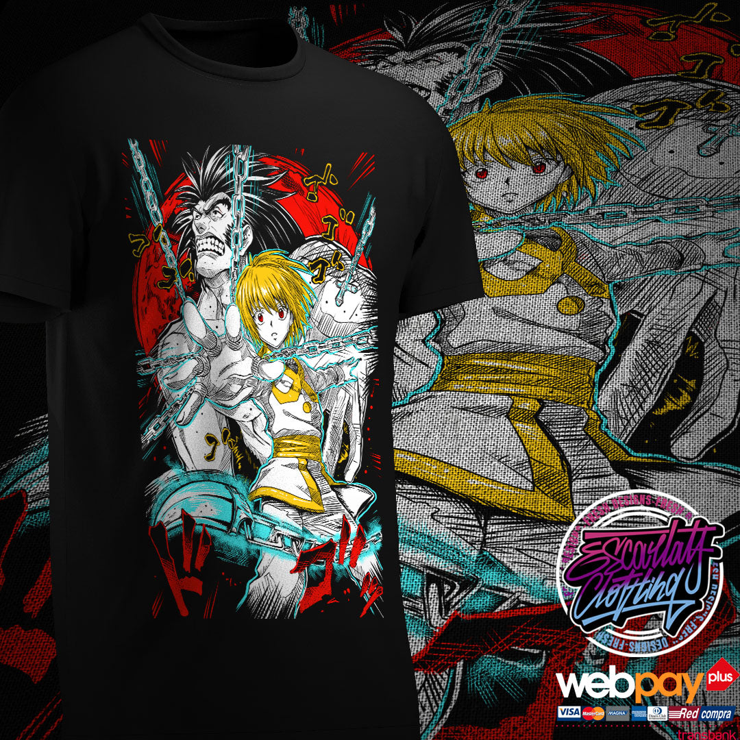 POLERA KURAPIKA VACIO INDESCRIPTIBLE - HUNTER X HUNTER