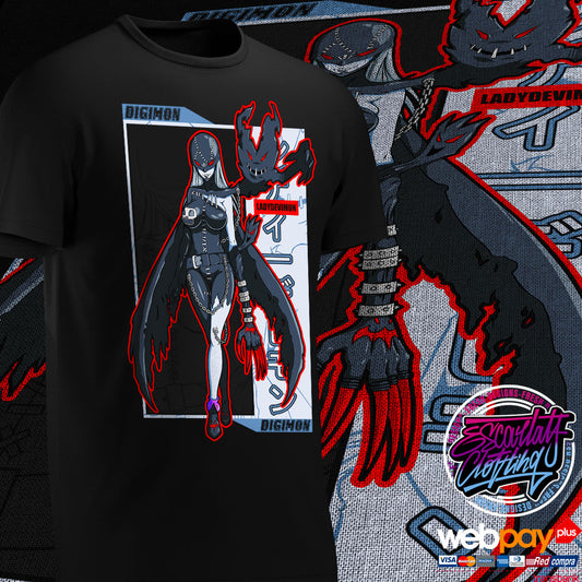 POLERA LADY DEVIMON - DIGIMON