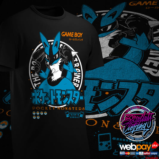 POLERA LUCARIO - POKEMON