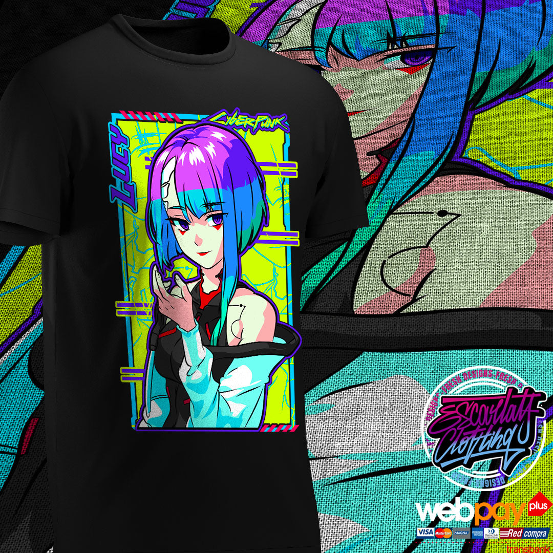 POLERA LUCY FULLCOLOR - CYBERPUNK