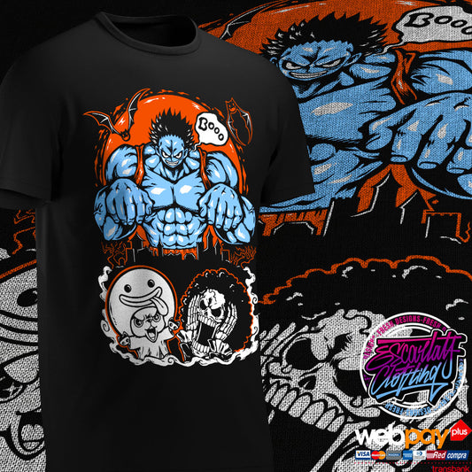 POLERA LUFFY THRILLER BARK HALLOWEEN - ONE PIECE