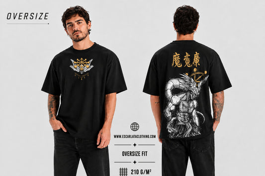 OVERSIZE POLERA - MAHORAGA DROP 2026 - JUJUTSU KAISEN