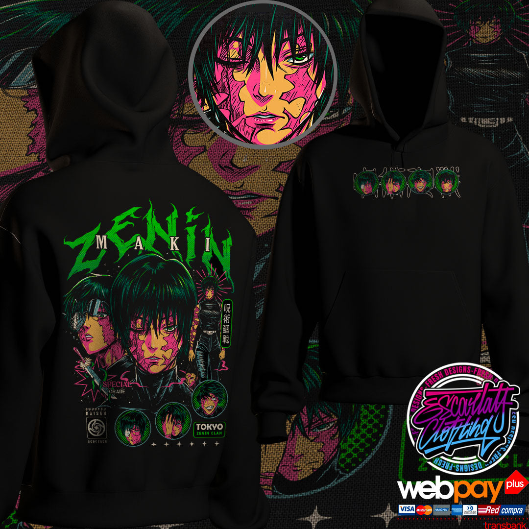 HOODIE MAKI ZENIN DROP 2026 - JUJUTSU KAISEN