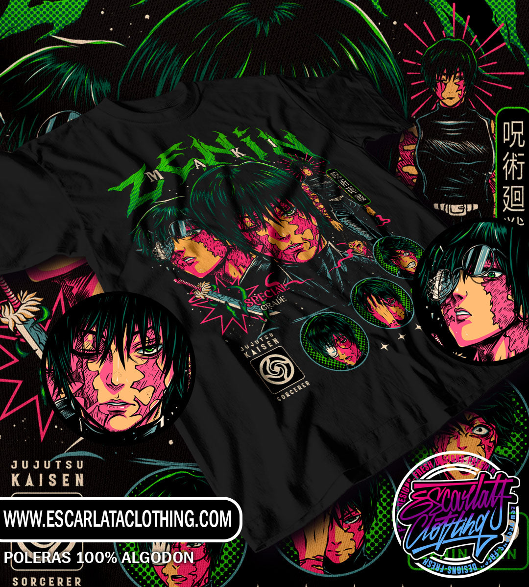 POLERA MAKI ZENIN DROP 2026 - JUJUTU KAISEN