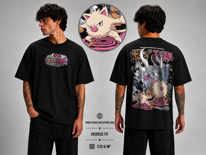 OVERSIZE POLERA - MANKEY LINEA EVOLUTIVA DROP 2026 - POKEMON