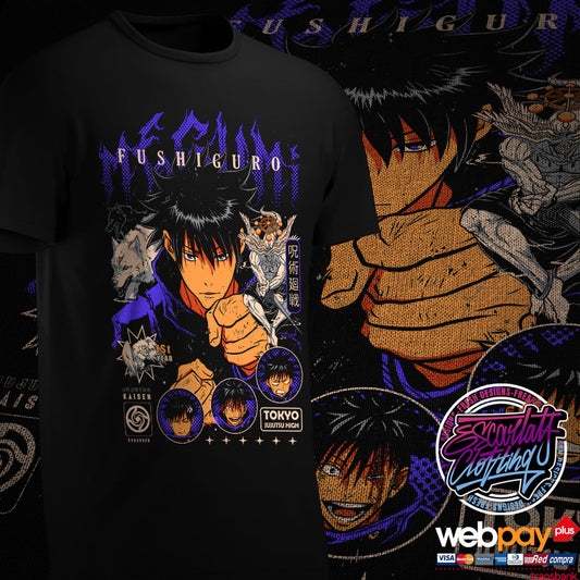 POLERA MEGUMI FUSHIGURO - JUJUTSU KAISEN