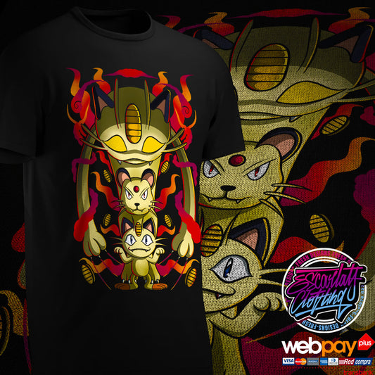 POLERA MEOWTH - POKEMON
