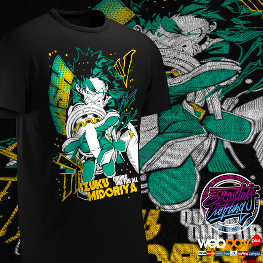 POLERA MIDORIYA 3 - MY HERO ACADEMIA