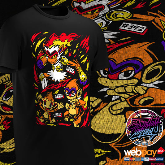 POLERA CHIMCHAR LINEA EVO - POKEMON