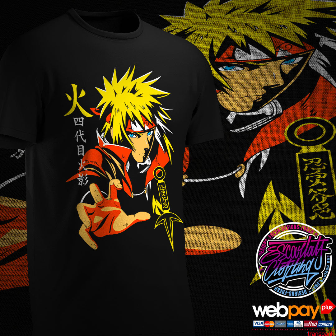 POLERA MINATO NAMIKAZE - NARUTO