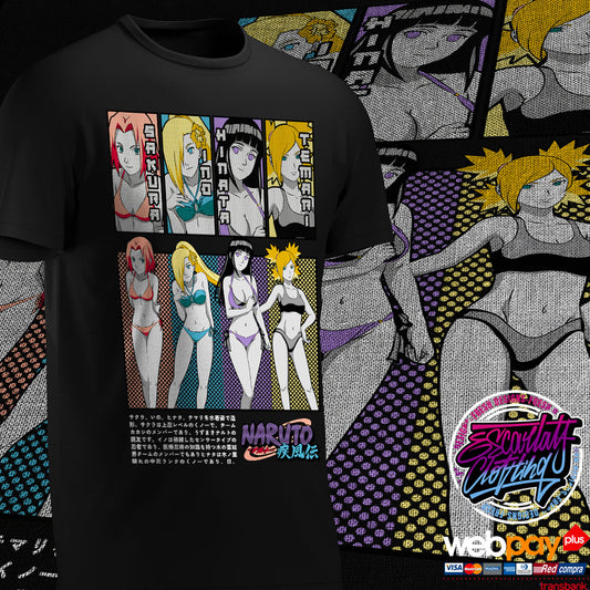 POLERA WAIFUS NARUTO