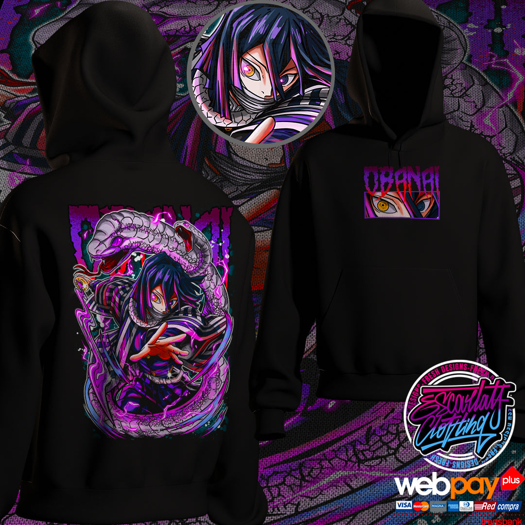 HOODIE OBANAI IGURO FULLCOLOR - KIMETSU NO YAIBA