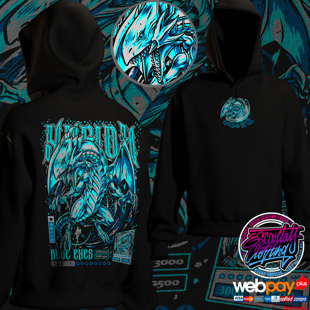 HOODIE DRAGON DE OJOS AZULES - YUGIOH
