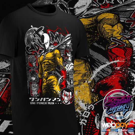 POLERA SAITAMA - ONE PUNCH MAN