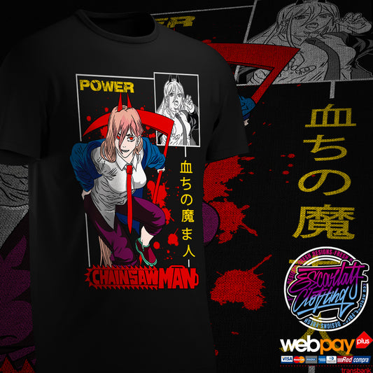 POLERA POWER COLOR - CHAINSAWMAN
