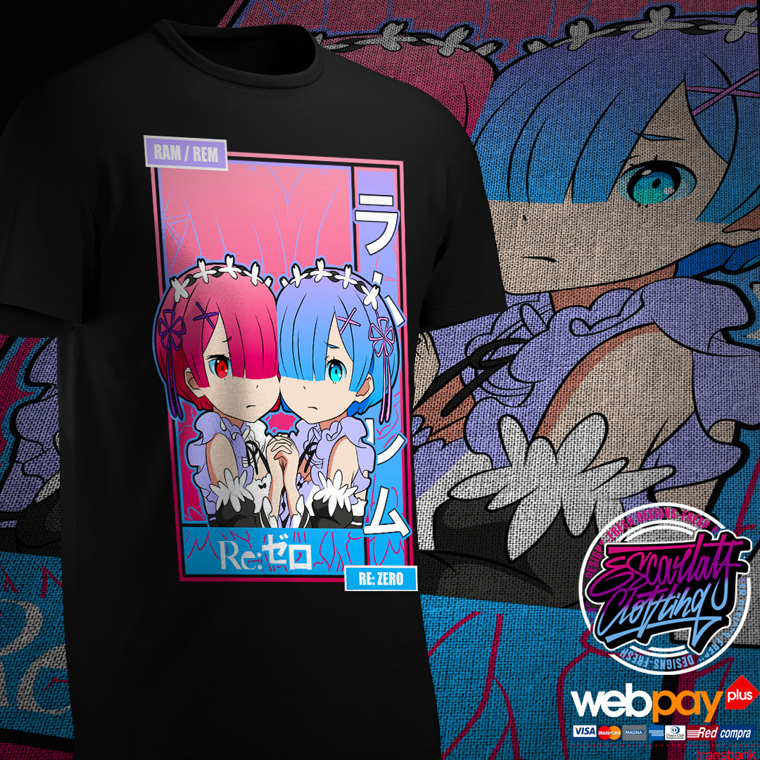 POLERA RAM & REM - RE ZERO