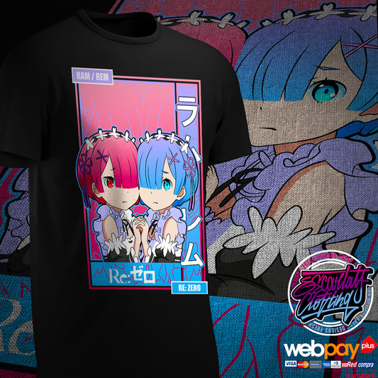 POLERA RAM & REM - RE ZERO
