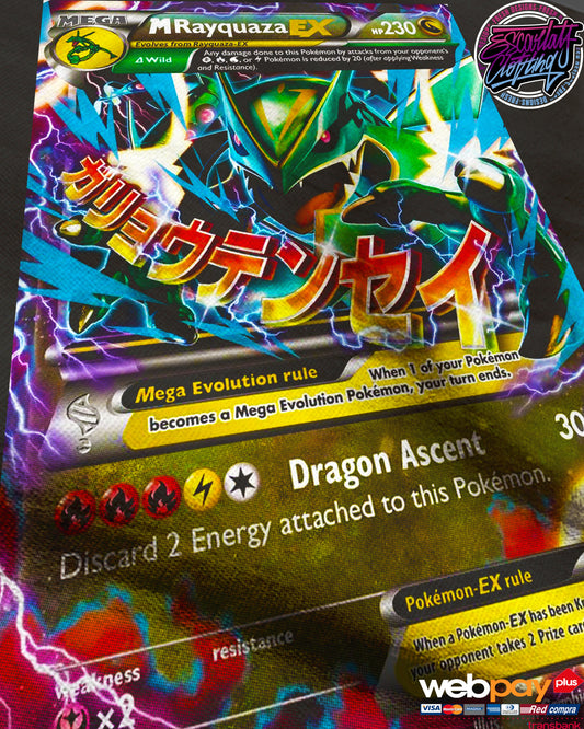 POLERA MEGA RAYQUAZA TCG