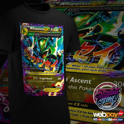 POLERA MEGA RAYQUAZA TCG