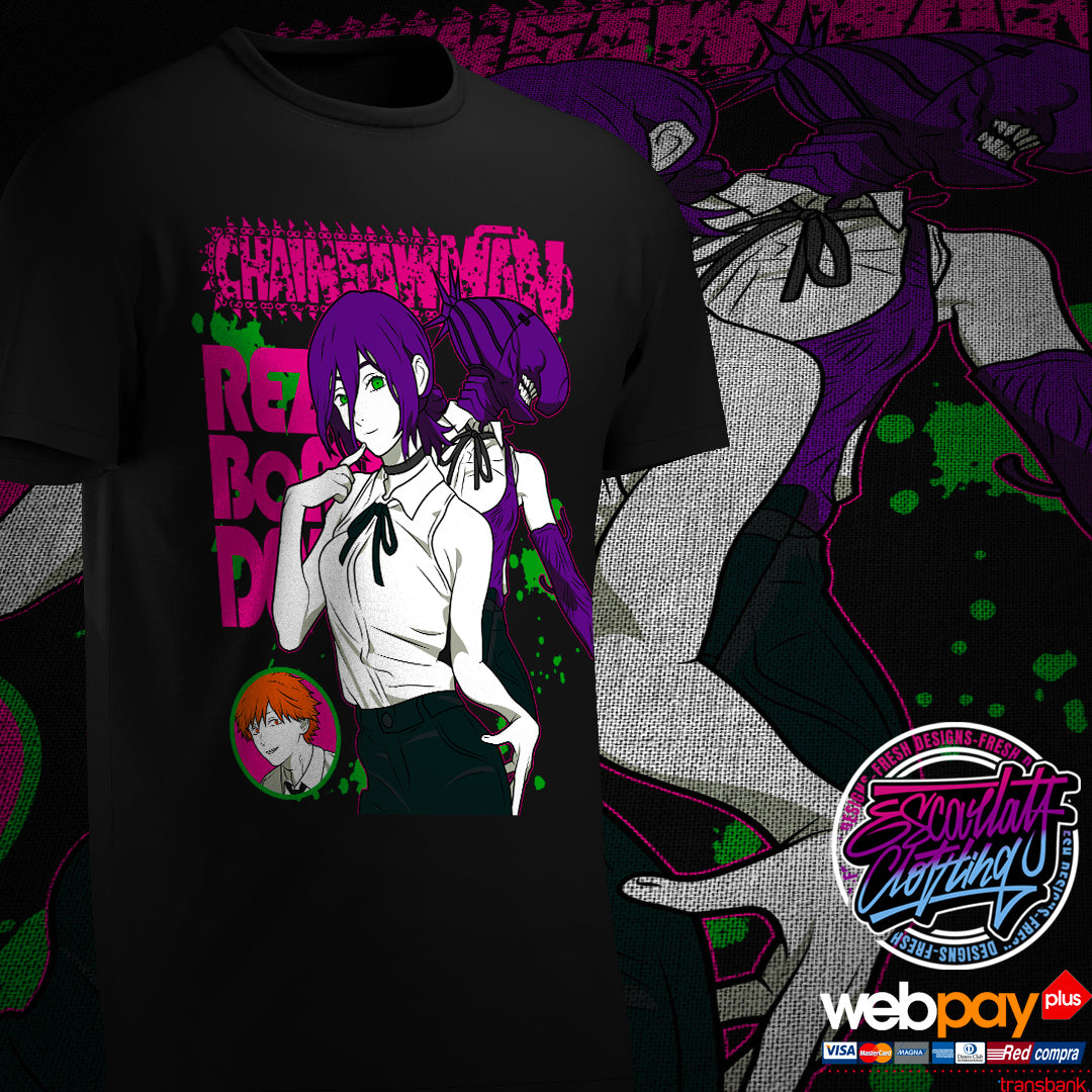 POLERA REZE COLOR BASIC - CHAINSAWMAN – ESCARLATA CLOTHING