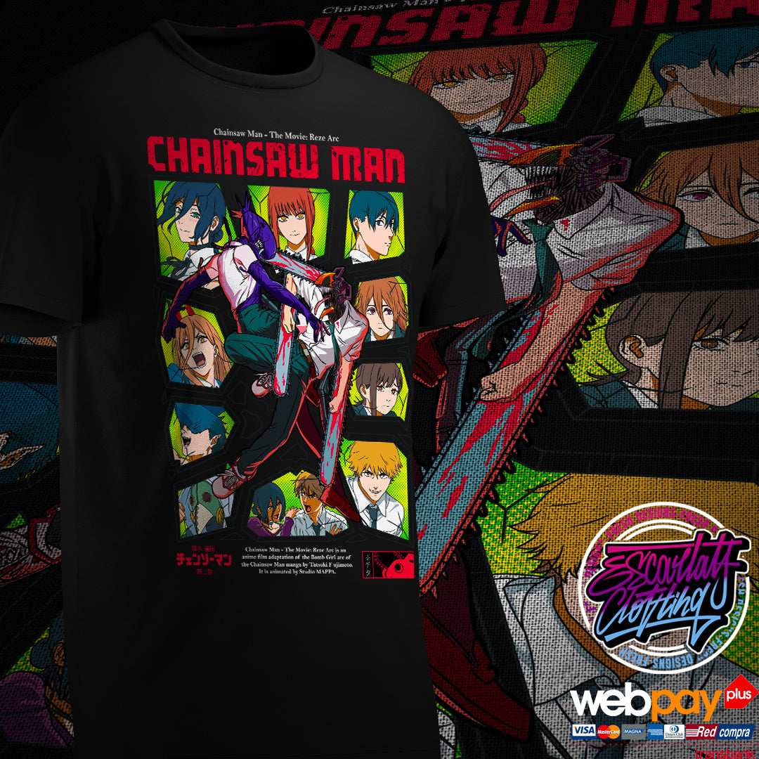 POLERA CHAINSAWMAN FULLCOLOR 4 - CHAINSAWMAN