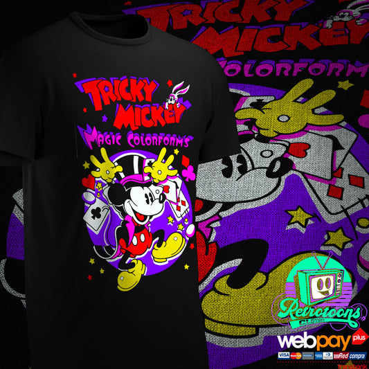 POLERA MICKEY MOUSE MAGO - RETROTOONS