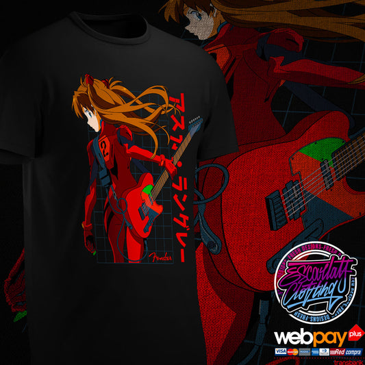 POLERA ASUKA FENDER - EVANGELION