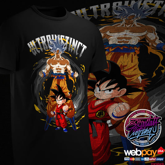 POLERA GOKU ULTRAINSTINTO - DRAGONBALL SUPER