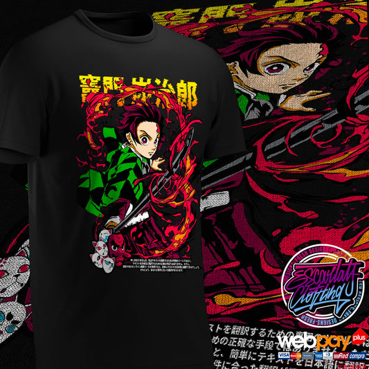 POLERA TANJIRO KAMADO - KIMETSU NO YAIBA
