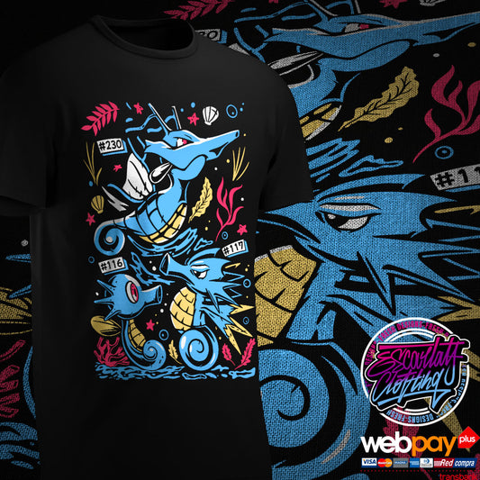 POLERA LINEA EVOLUTIVA HORSEA - POKEMON