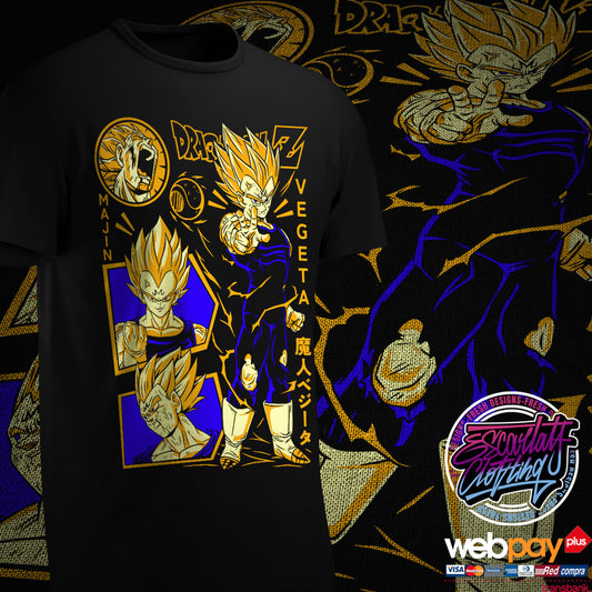 POLERA MAJIN VEGETA - DRAGONBALL Z
