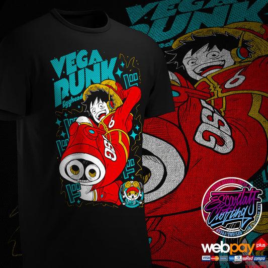 POLERA LUFFY VEGAPUNK - ONE PIECE