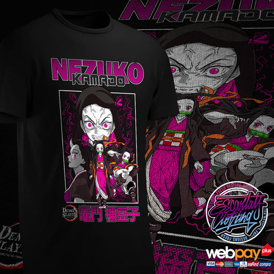 POLERA NEZUKO KAMADO - KIMETSU NO YAIBA